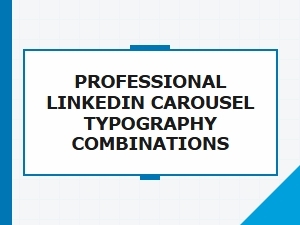 Mastering Bold Typography Combinations for Linkedin