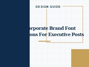 Optimal Font Pairings for Executive Branding